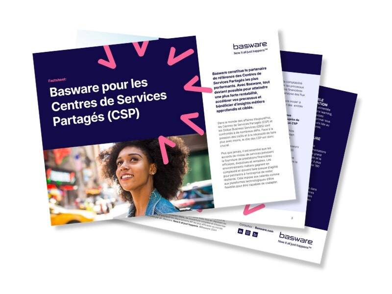 Basware pour les centres de services partagés (CSP)